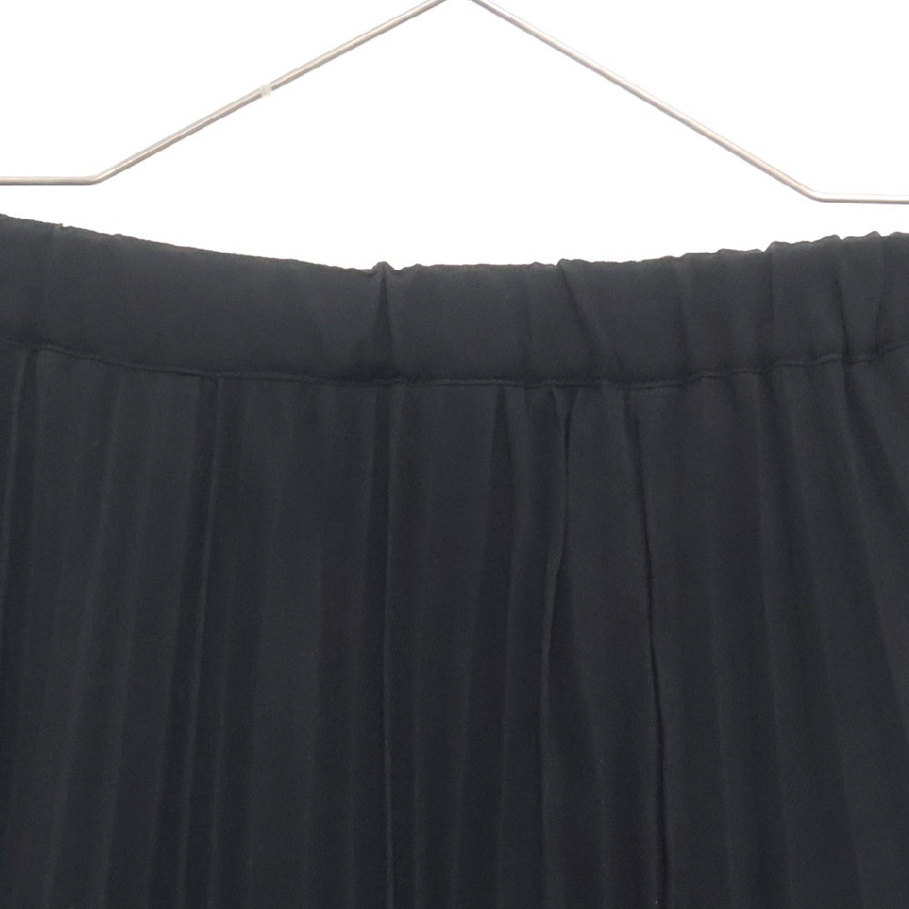 BLACK COMME des GARCONS(ブラックコムデギャルソン) 11AW シースルー プリーツ ミディアム フレアスカート ブラック レディース 1H-S005 AD2011