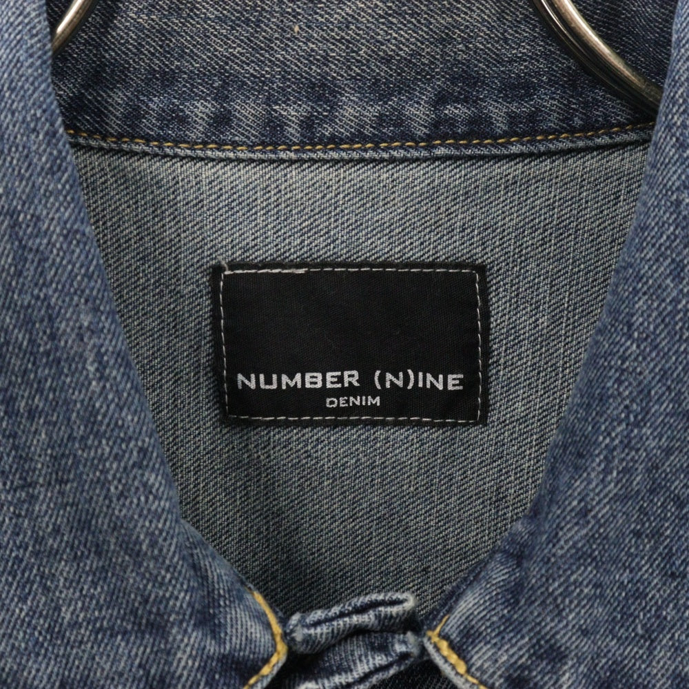 NUMBER (N)INE(ナンバーナイン) トラッカー デニムジャケット Gジャン インディゴ