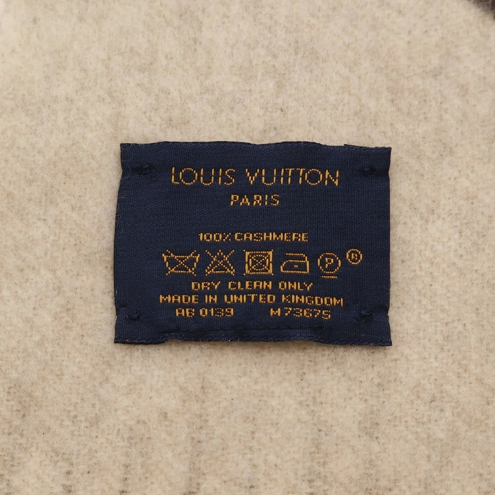 LOUIS VUITTON(ルイヴィトン) レイキャビック グラディエント モノグラム総柄 カシミヤ マフラー ベージュ/ブラウン M73675