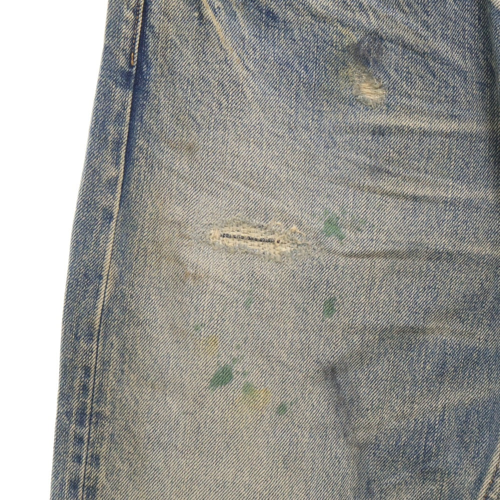 DENHAM(デンハム) GRADE SLIM JGV SLIM FIT ヴィンテージ加工 ボタンフライデニムパンツ インディゴ DM06010JGV