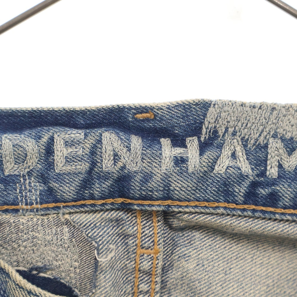 DENHAM(デンハム) GRADE SLIM JGV SLIM FIT ヴィンテージ加工 ボタンフライデニムパンツ インディゴ DM06010JGV