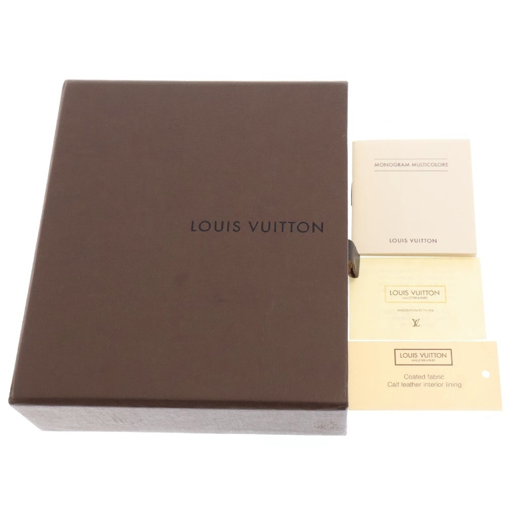 LOUIS VUITTON(ルイヴィトン) ポルト モネ ビエ ヴィエノワ モノグラムマルチカラー コンパクトウォレット がま口 二つ折り財部 ホワイト M92987 IH0016 レディース