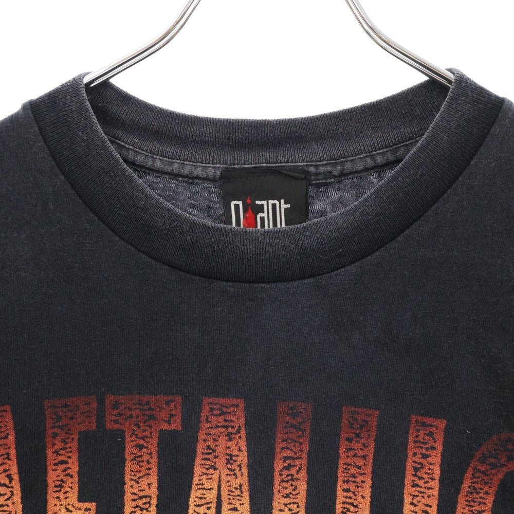 VINTAGE(ヴィンテージ) 90s METALLICA SPRING 1998 TOUR スプリングツアープリント半袖Tシャツ ブラック