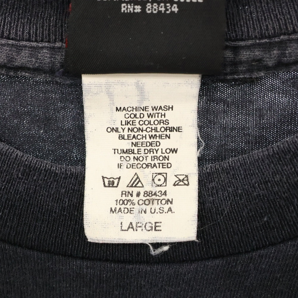 VINTAGE(ヴィンテージ) 90s METALLICA SPRING 1998 TOUR スプリングツアープリント半袖Tシャツ ブラック