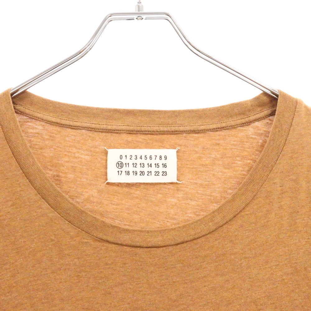 Maison Margiela 10(メゾン マルジェラ) 16SS 四つタグ 半袖カットソー Tシャツ ブラウン S30GC0545 S22431