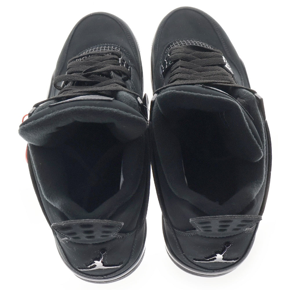 NIKE(ナイキ) AIR JORDAN 4 BLACK CAT エアジョーダン4 ブラックキャット ハイカットスニーカー ブラック US12/30cm CU1110-010