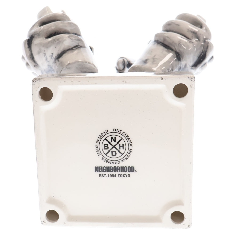 NEIGHBORHOOD(ネイバーフッド) 22AW FUTURA HOMESPRAY FL-007 CHAMBER.CE フューチュラ ホームスプレイ インセンスチャンバー お香立て ブラック 222AIFTN-AC01S ■