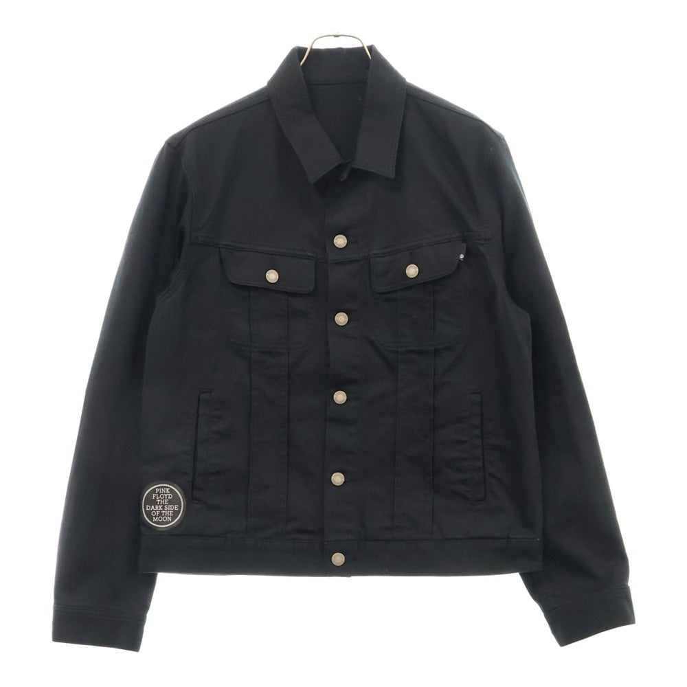 UNDERCOVER(アンダーカバー) 23SS CoピケGジャン PF TDSOTM Prism PINK FLOYD 狂気 トラッカージャケット ブラック UC1C4208