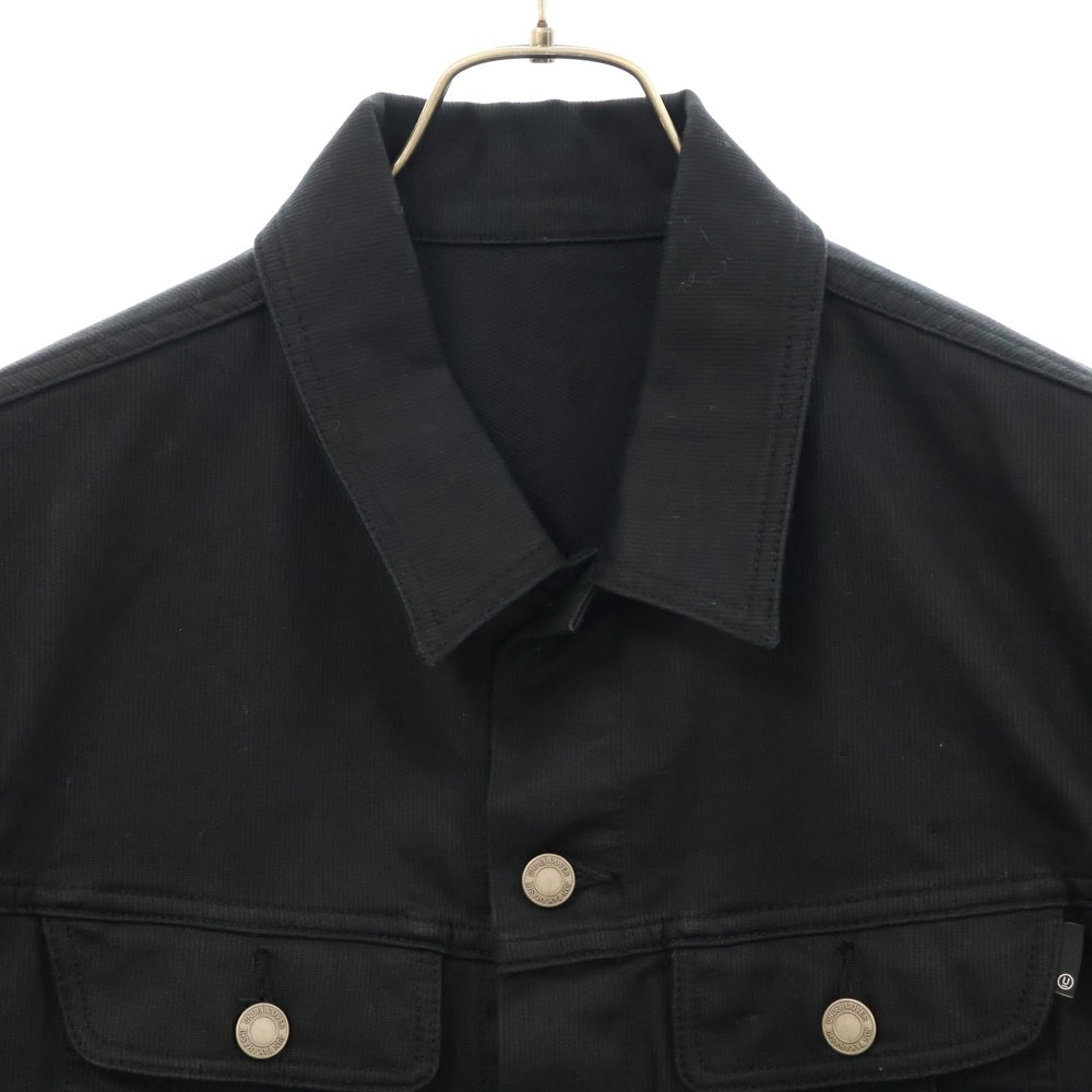 UNDERCOVER(アンダーカバー) 23SS CoピケGジャン PF TDSOTM Prism PINK FLOYD 狂気 トラッカージャケット ブラック UC1C4208