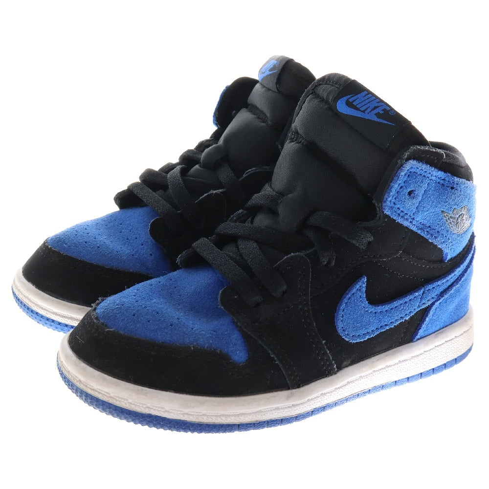 NIKE(ナイキ) TD AIR JORDAN 1 RETRO HIGH OG ROYAL REIMAGINED エアジョーダン1 レトロ ハイ ロイヤルリマジンド キッズ ハイカットスニーカー US9C/15.0cm FD1413-042