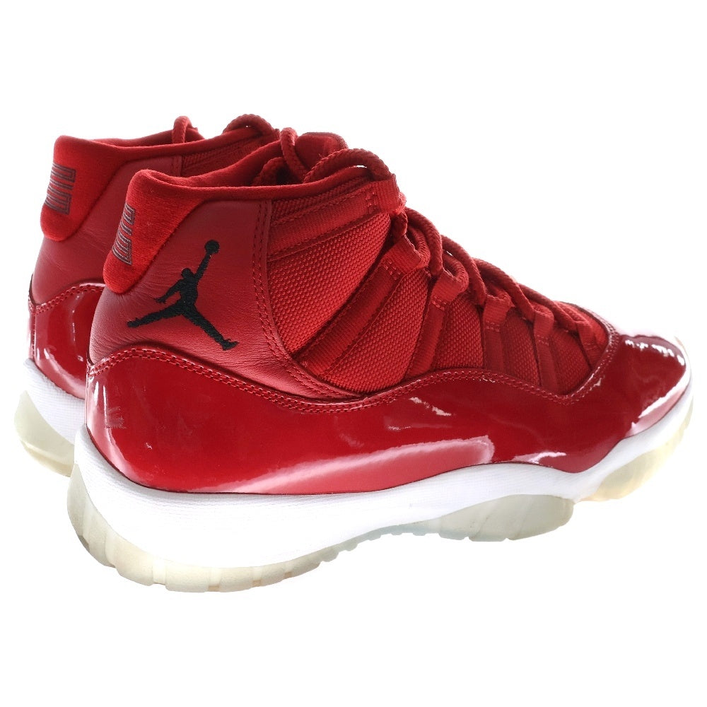 NIKE(ナイキ) AIR JORDAN 11 RETRO Win Like 96 エアジョーダン11 レトロ ウィンライク96 ハイカットスニーカー レッド US9.5/27.5cm 378037-623