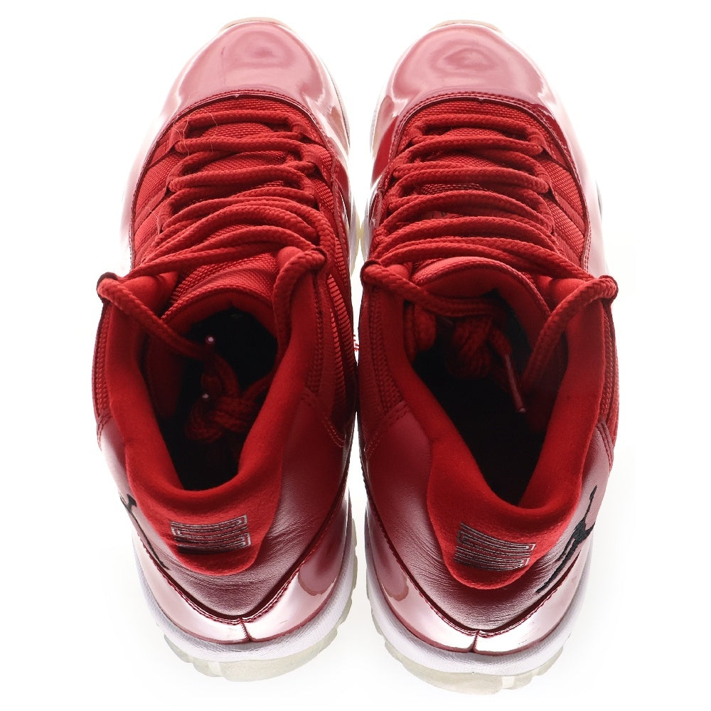 NIKE(ナイキ) AIR JORDAN 11 RETRO Win Like 96 エアジョーダン11 レトロ ウィンライク96 ハイカットスニーカー レッド US9.5/27.5cm 378037-623