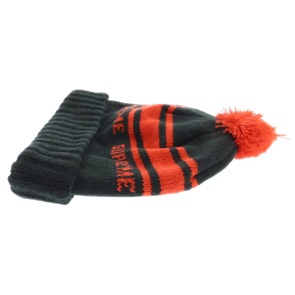 SUPREME(シュプリーム) 18AW Classic Stripe Beanie クラシックストライプ ビーニー ニット帽 ブラック/オレンジ