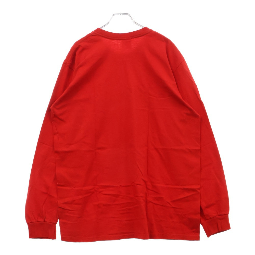 SUPREME(シュプリーム) 17AW Arabic Logo L/S Tee アラビックロゴ クルーネック長袖Tシャツ カットソー レッド