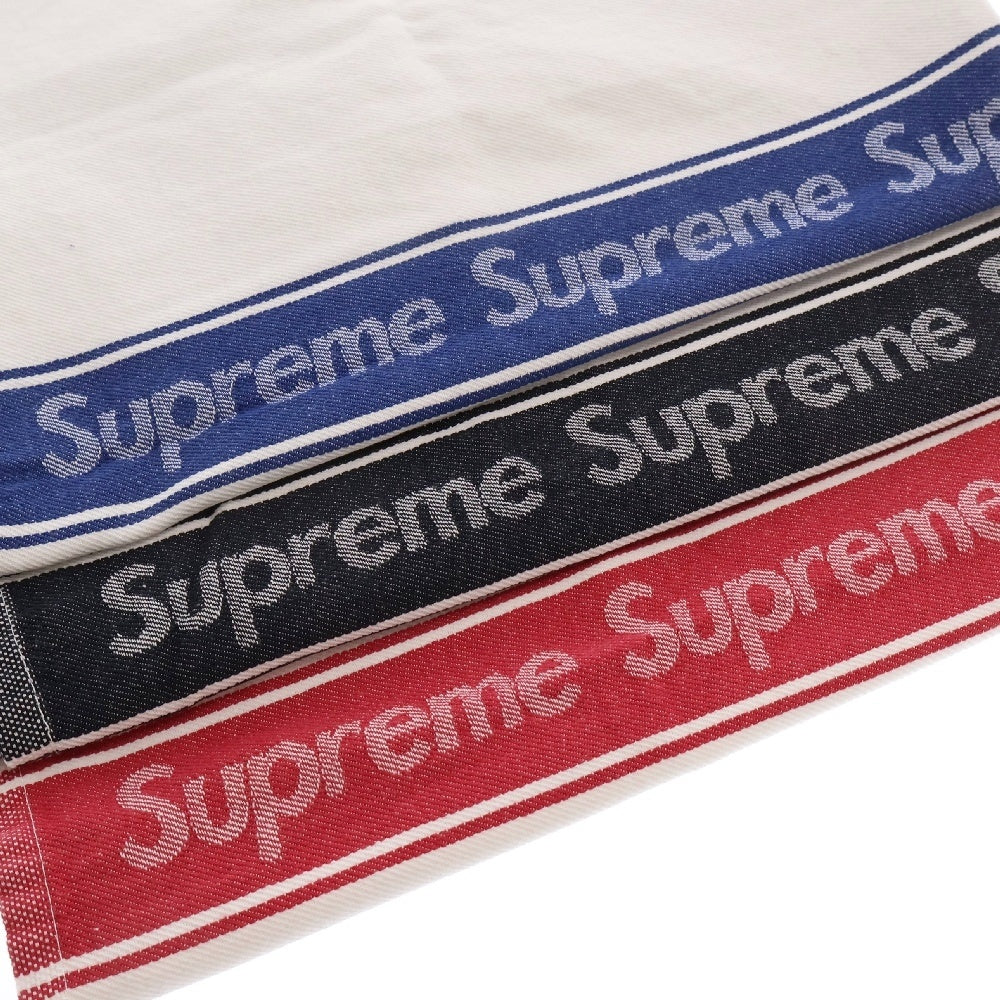 SUPREME(シュプリーム) 19SS Dish Towels Set of 3 ディッシュタオル 三個セット ブラック/ブルー/レッド