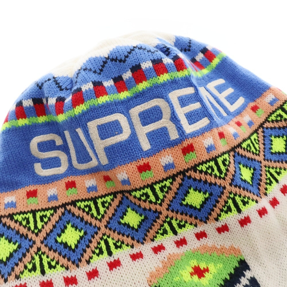 SUPREME(シュプリーム) 17AW Nepali Earflap Beanie ネパリー イヤーフラップ ビーニー ニット帽 マルチカラー