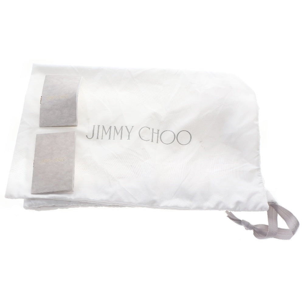JIMMY CHOO(ジミーチュウ) コルク ハイヒール サンダル シルバー/ブラウン レディース