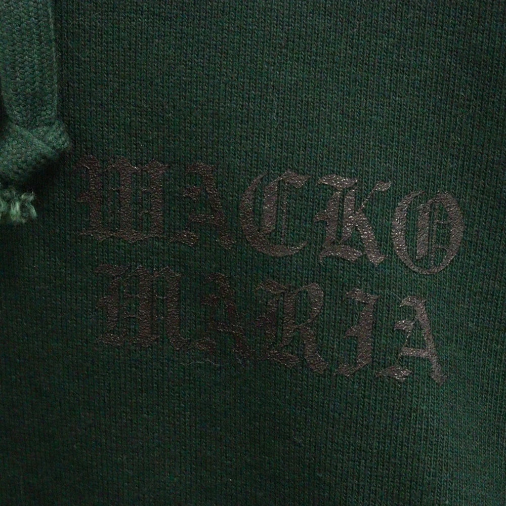WACKO MARIA(ワコマリア) 24AW HEAVY WEIGHT FULL ZIP HOODED SWEAT SHIRT ヘビーウェイト フルジップフーデッドスウェットシャツ パーカー グリーン 24FW-WMC-SS02