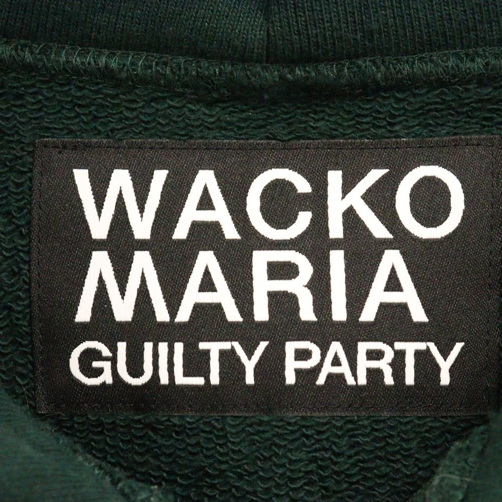 WACKO MARIA(ワコマリア) 24AW HEAVY WEIGHT FULL ZIP HOODED SWEAT SHIRT ヘビーウェイト フルジップフーデッドスウェットシャツ パーカー グリーン 24FW-WMC-SS02