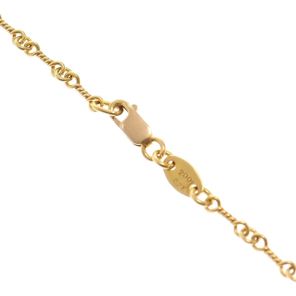 CHROME HEARTS(クロムハーツ) 22K NECKCHAIN R20 ロールチェーンネックレス 20inch ゴールド BCA011