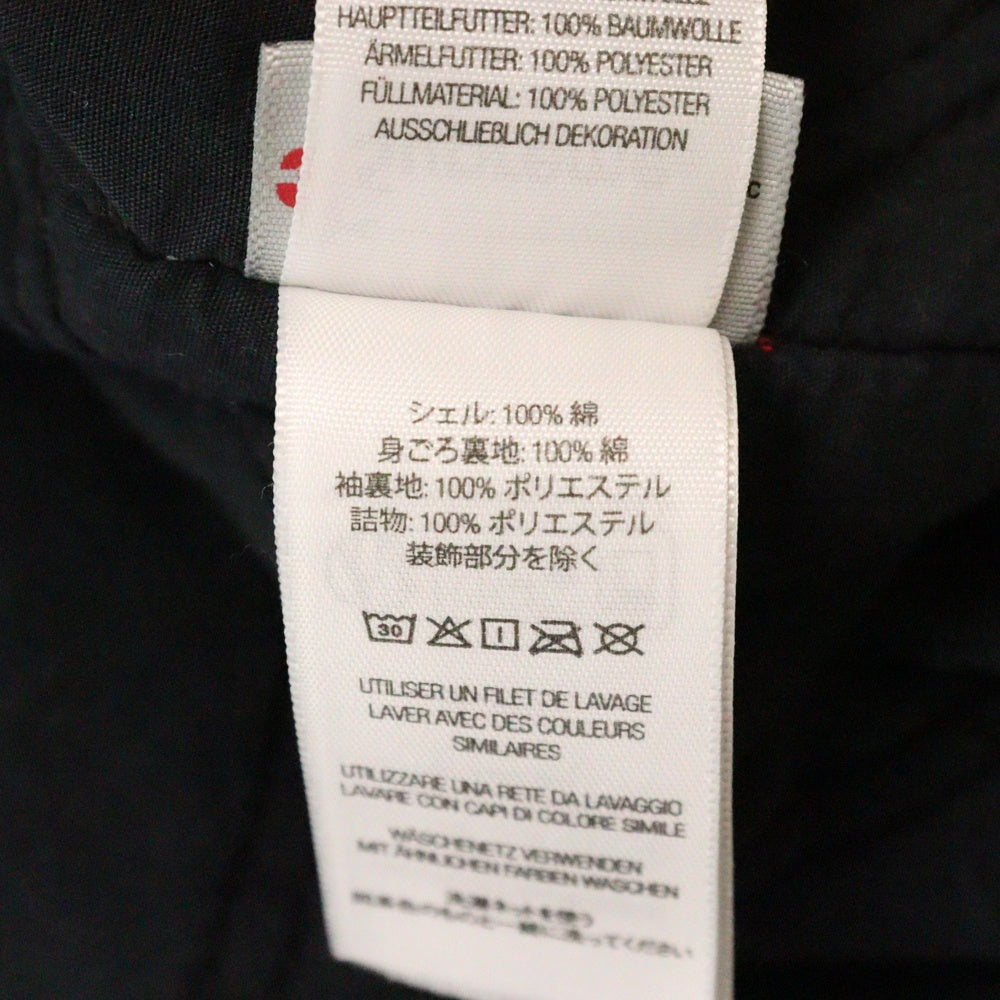 SUPREME(シュプリーム) 25SS Old English Canvas Work Jacketオールドイングリッシュボアワッペン ジップアップキャンバスワークジャケット ブラック