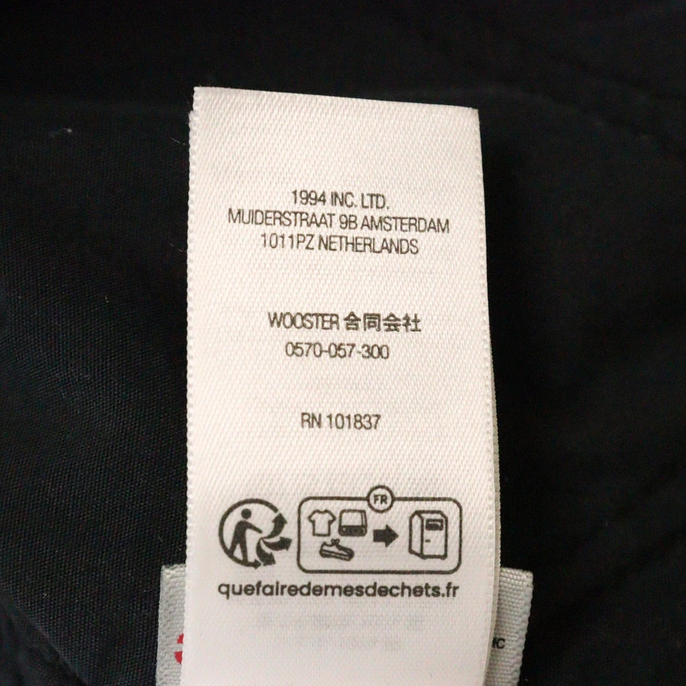 SUPREME(シュプリーム) 25SS Old English Canvas Work Jacketオールドイングリッシュボアワッペン ジップアップキャンバスワークジャケット ブラック