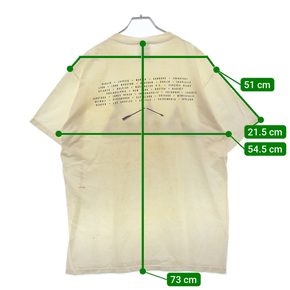 VINTAGE(ヴィンテージ) 90s Neil Young Broken Allow Tour Tee ニールヤング クレージーホース ツアー プリント 半袖 Tシャツ カットソー ホワイト