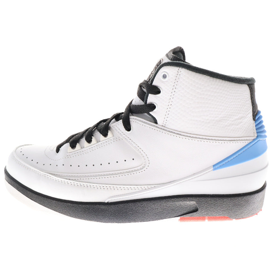NIKE(ナイキ) AIR JORDAN 2 RETRO ALUMNI UNC JORDAN PACK ジョーダン2 レトロ コンバースアルムナイ ハイカットスニーカー ホワイト US8/26cm 917360-105