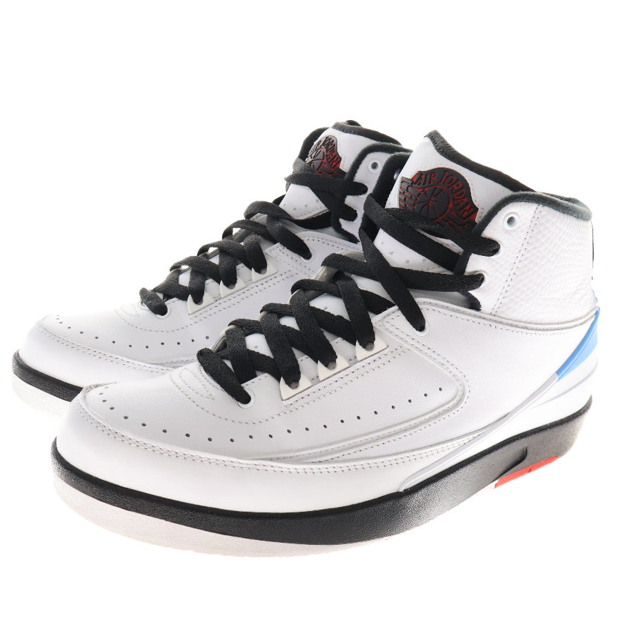 NIKE(ナイキ) AIR JORDAN 2 RETRO ALUMNI UNC JORDAN PACK ジョーダン2 レトロ コンバースアルムナイ ハイカットスニーカー ホワイト US8/26cm 917360-105