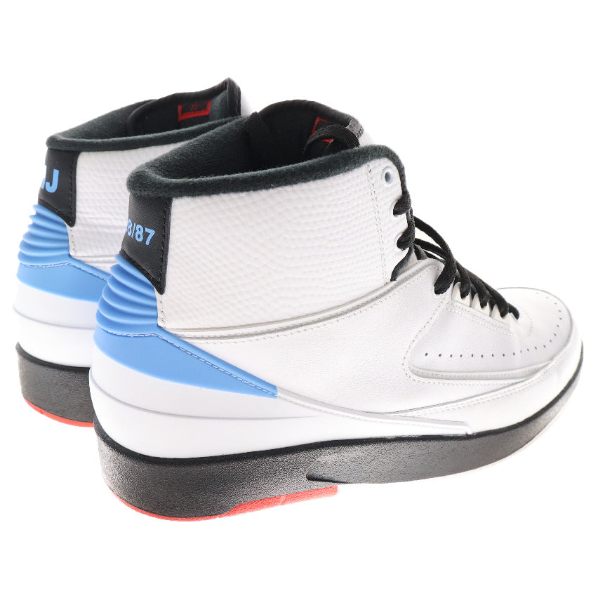 NIKE(ナイキ) AIR JORDAN 2 RETRO ALUMNI UNC JORDAN PACK ジョーダン2 レトロ コンバースアルムナイ ハイカットスニーカー ホワイト US8/26cm 917360-105