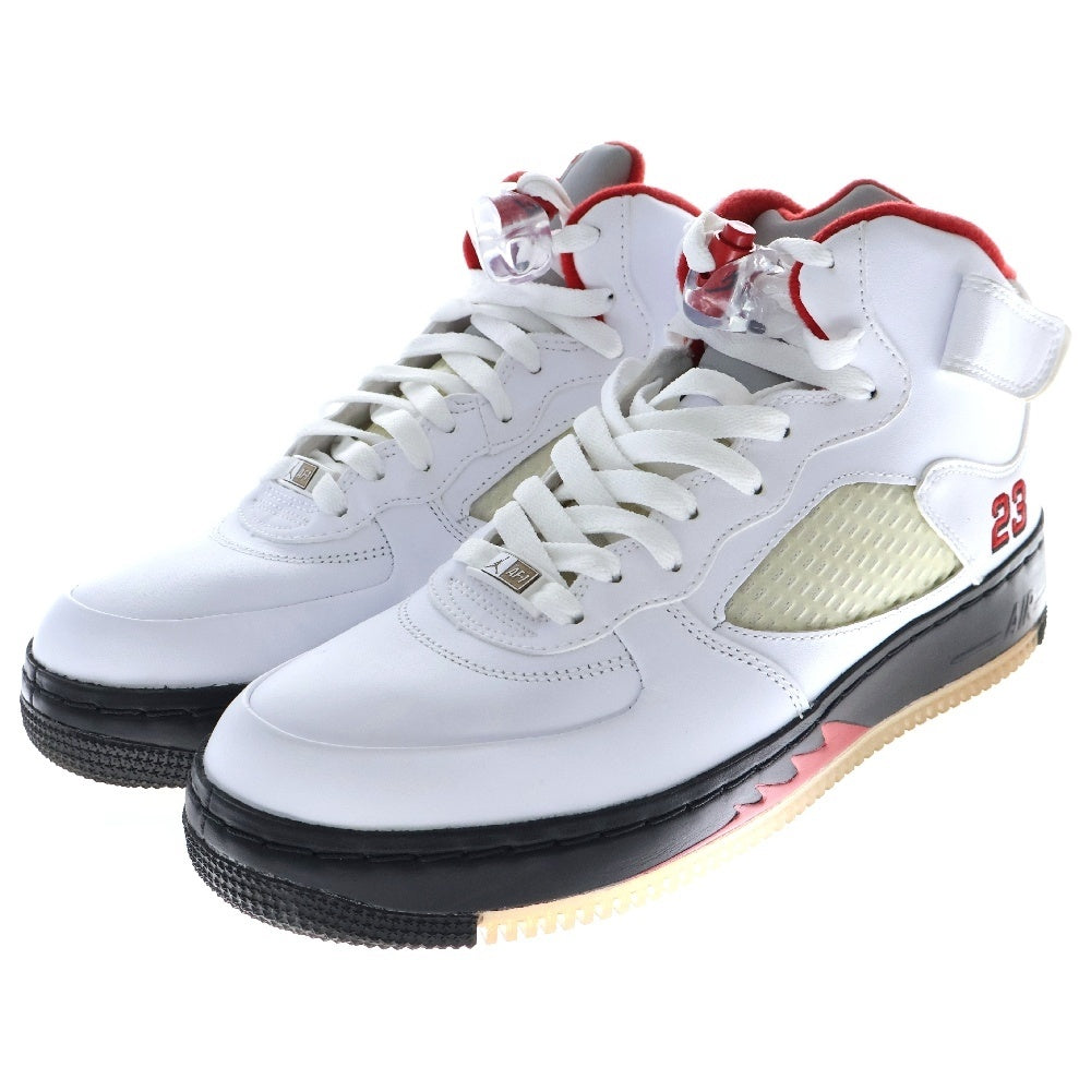 NIKE(ナイキ) 【観賞用 2008年製】AIR JORDAN 5 FUSION VARSITY RED エアジョーダン5 フュージョン バーシティレッド ミッドカットスニーカー US8/26cm 318608-161