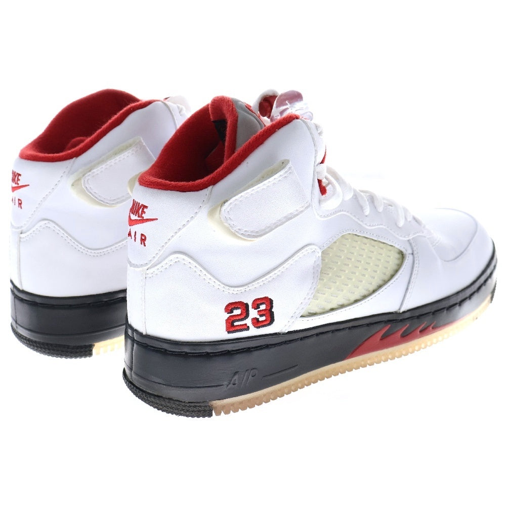 NIKE(ナイキ) 【観賞用 2008年製】AIR JORDAN 5 FUSION VARSITY RED エアジョーダン5 フュージョン バーシティレッド ミッドカットスニーカー US8/26cm 318608-161