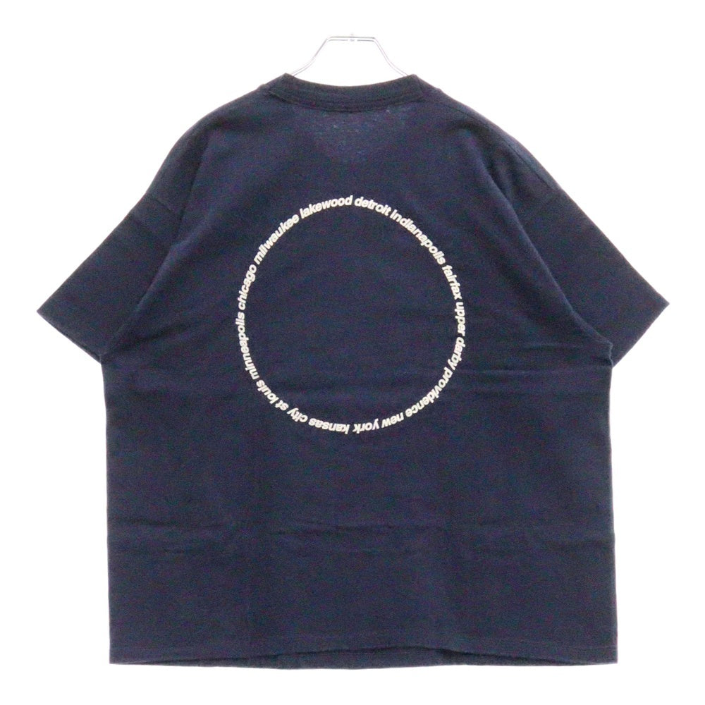 VINTAGE(ヴィンテージ) 90S OASIS WHAT'S THE STORY オアシス 両面プリント 半袖Tシャツ カットソー ネイビー