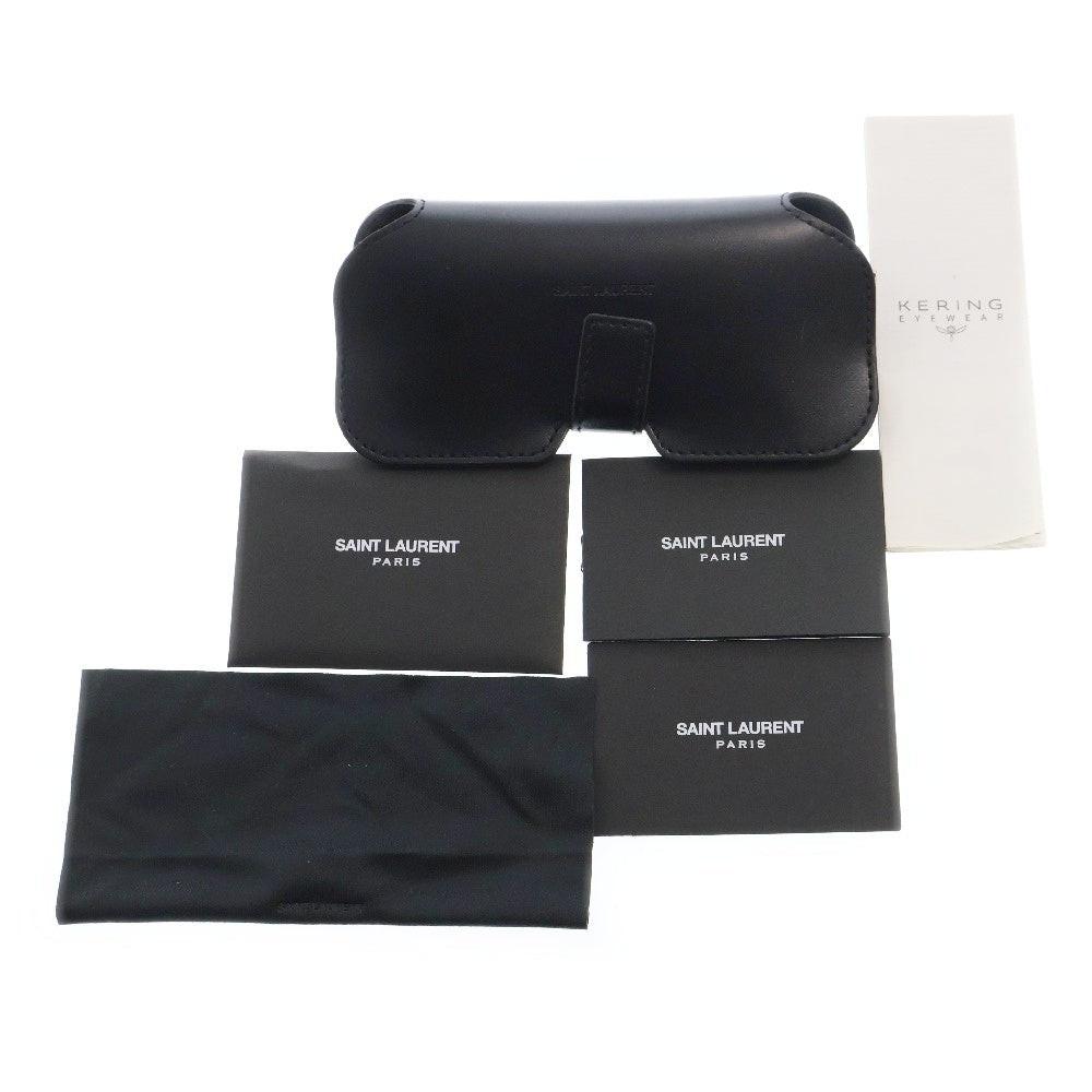 SAINT LAURENT PARIS(サンローランパリ) SL203/K 001 イタリア製 ボストンフレーム メタルテンプル カラーレンズ サングラス メガネ 眼鏡 シルバー