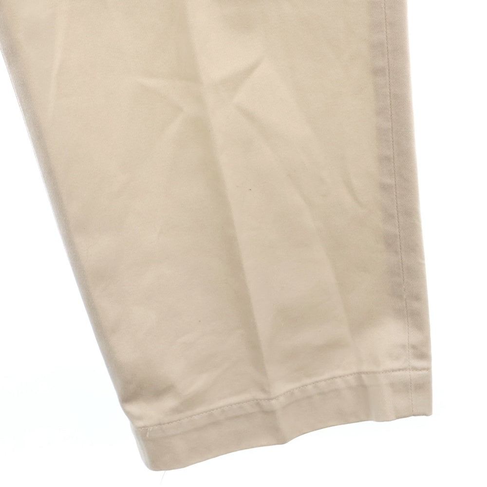 WACKO MARIA(ワコマリア) 23SS DOUBLE PLEATED CHINO TROUSERS ダブルプリーツ チノトラウザー パンツ ホワイト 23SS-WMP-PT02
