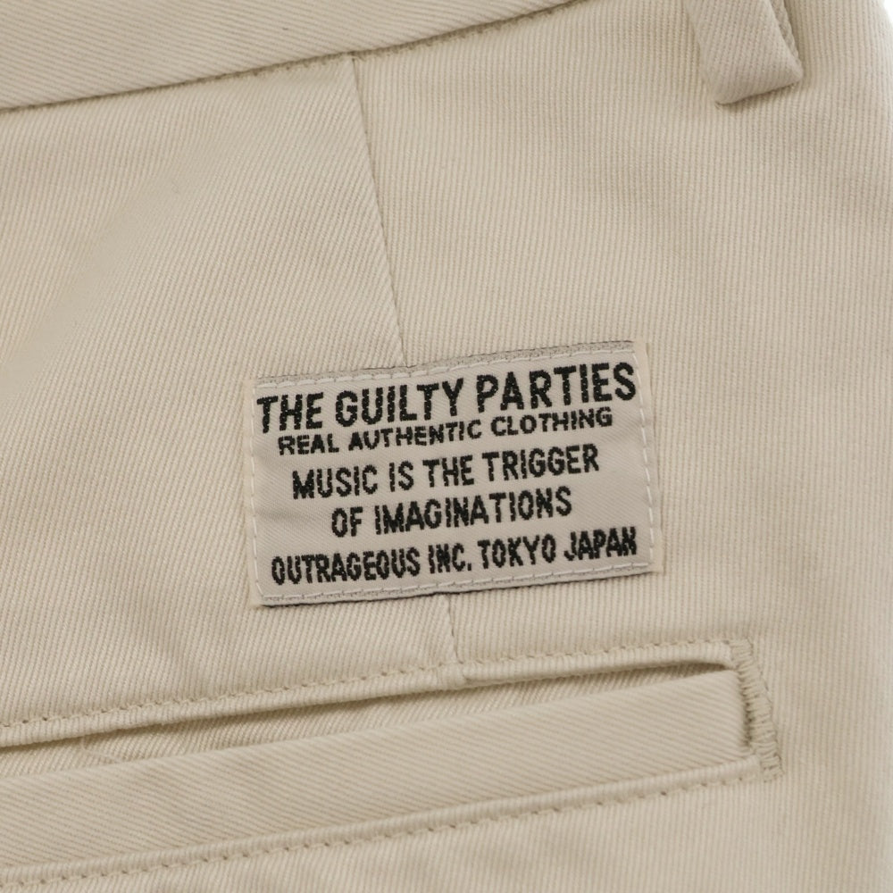 WACKO MARIA(ワコマリア) 23SS DOUBLE PLEATED CHINO TROUSERS ダブルプリーツ チノトラウザー パンツ ホワイト 23SS-WMP-PT02