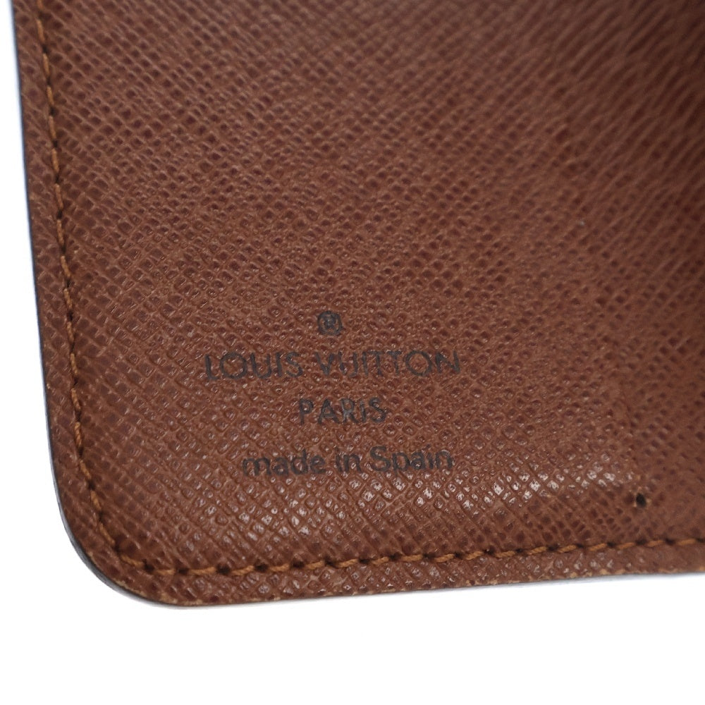 LOUIS VUITTON(ルイヴィトン) モノグラムキャンバス コンパクトジップ ウォレット 二つ折り財布 ブラウン M61667 CA0015