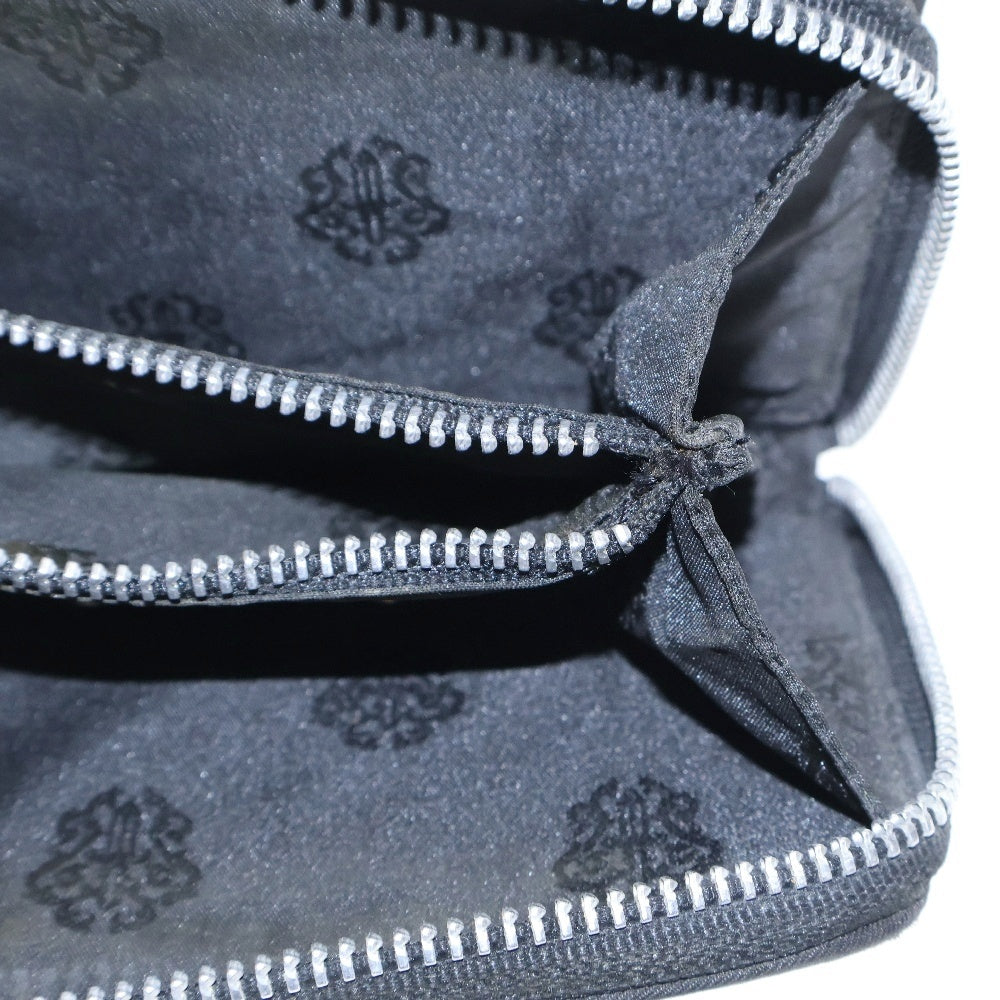 CHROME HEARTS(クロムハーツ) OLD ナイロン ラウンドファスナー コンパクトウォレット 二つ折り財布 ブラック
