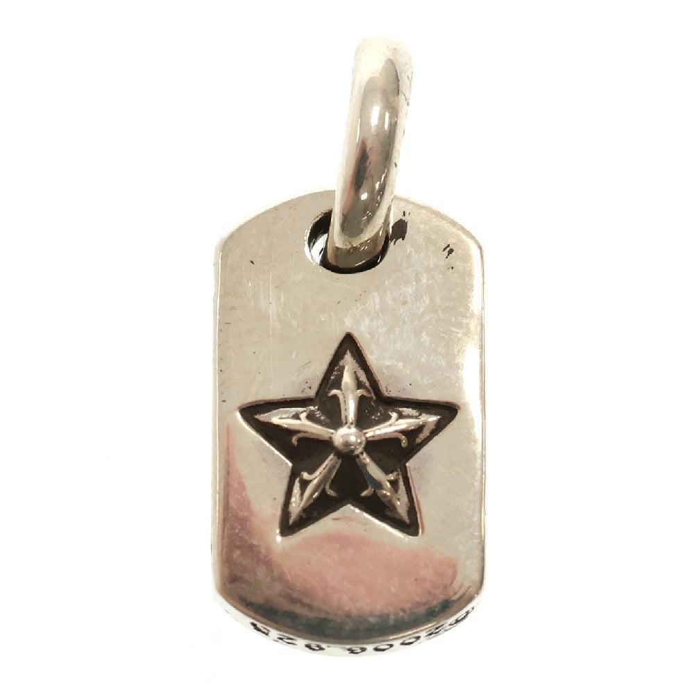 CHROME HEARTS(クロムハーツ) D T TNY STAR タイニードッグタグスター チャーム ネックレストップ シルバー BCA255