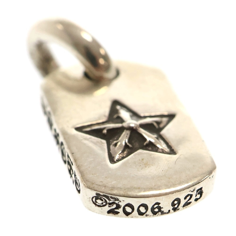 CHROME HEARTS(クロムハーツ) D T TNY STAR タイニードッグタグスター チャーム ネックレストップ シルバー BCA255