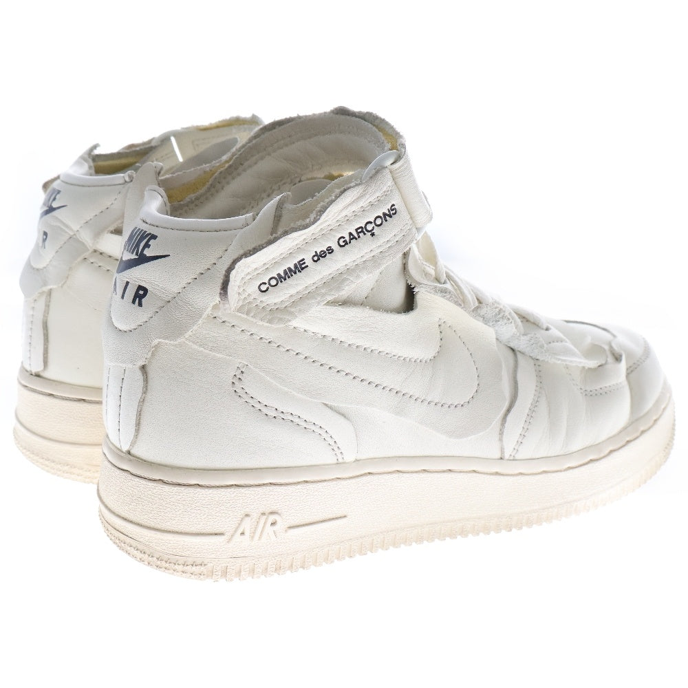 NIKE(ナイキ) ×COMME des GARCONS HOMME PLUS AIR FORCE 1 MID コムデギャルソン オムプリュス エアフォース1 ベルトストラップ ハイカットスニーカー レディース DC3601-100
