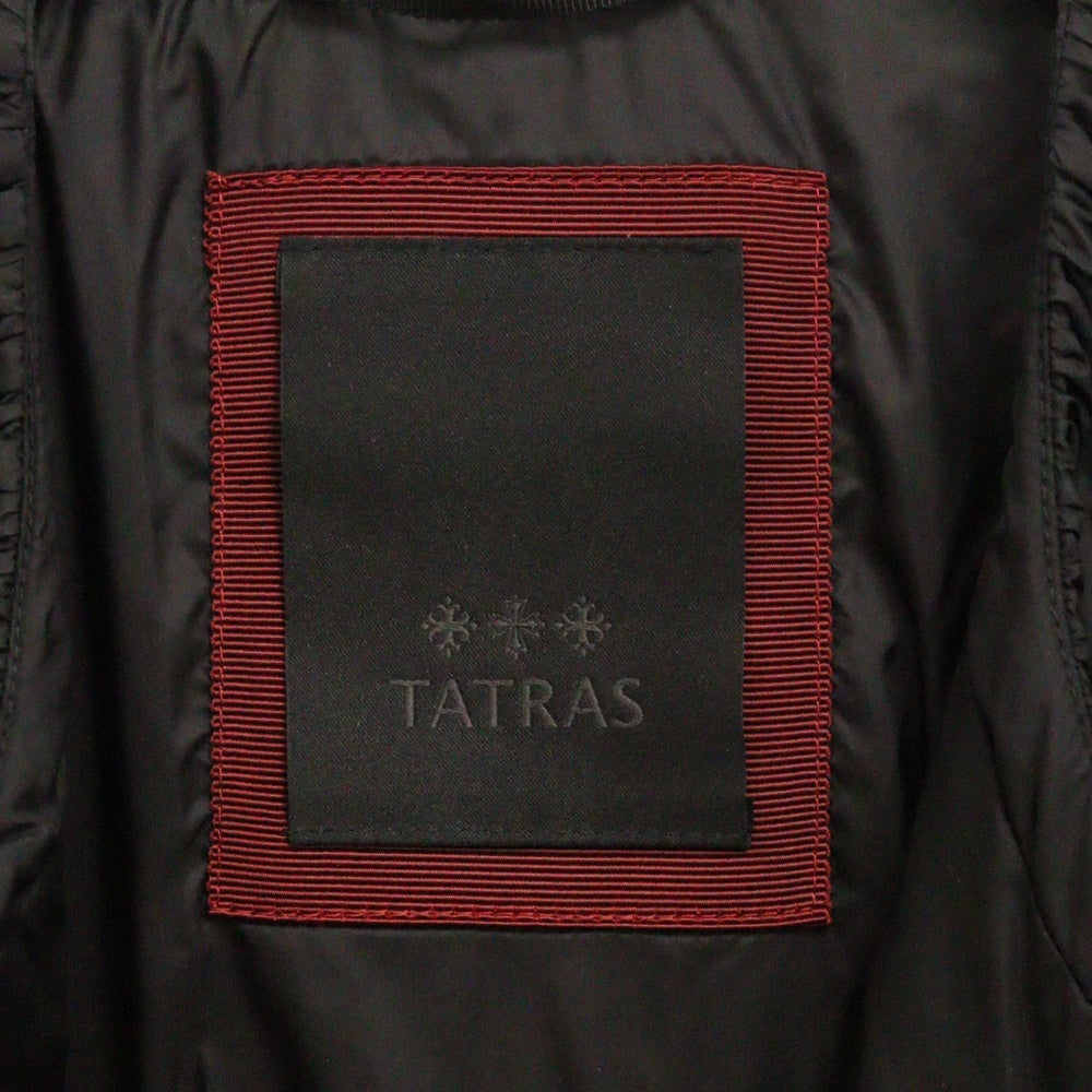 TATRAS(タトラス) ×TOMORROWLAND BREVA トゥモローランド 別注 ノーカラー ライトダウンジャケット レディース ブラック LTTM21A4169-D