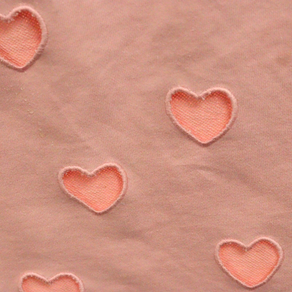 MAISON SPECIAL(メゾンスペシャル ) Many Heart Cutouts Sweatpants メニーハート カットアウト スウェットパンツ ピンク レディース 21242465312