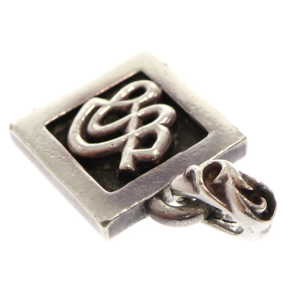 CHROME HEARTS(クロムハーツ) FRAMED LETTER BLOCK フレームド レターブロック S アルファベットチャーム シルバーネックレストップ