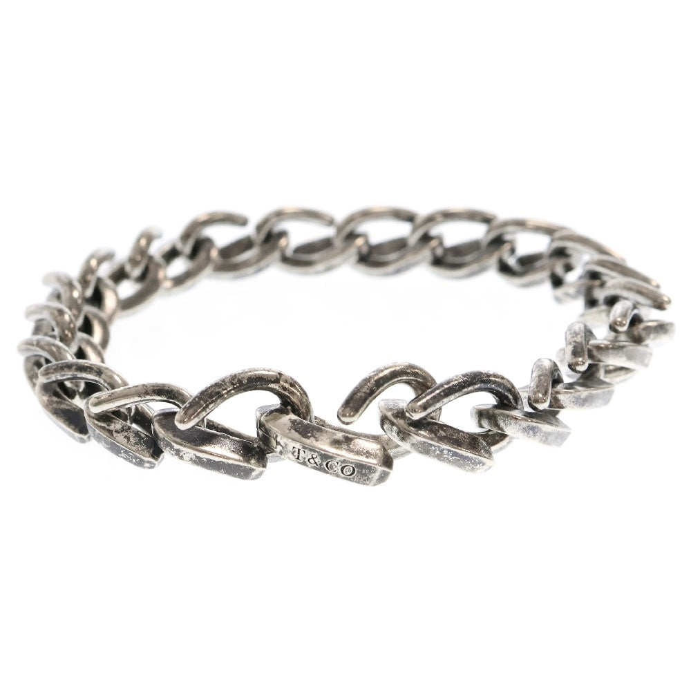TIFFANY & Co.(ティファニー) FORGE MEDIUM LINK BRACELET フォージ ミディアム ブレスレット 21リンク シルバー/ブラック