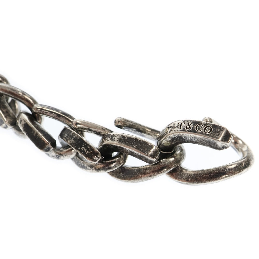 TIFFANY & Co.(ティファニー) FORGE MEDIUM LINK BRACELET フォージ ミディアム ブレスレット 21リンク シルバー/ブラック
