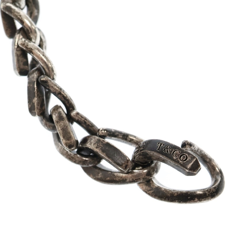 TIFFANY & Co.(ティファニー) FORGE MEDIUM LINK BRACELET フォージ ミディアム ブレスレット 20リンク シルバー/ブラック