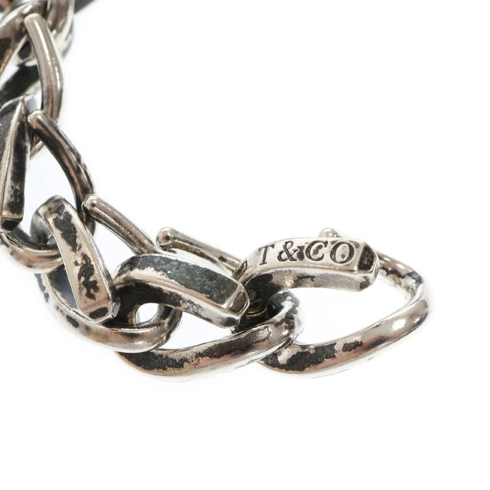 TIFFANY & Co.(ティファニー) FORGE LARGE LINK BRACELET フォージ ラージ ブレスレット 15リンク シルバー/ブラック