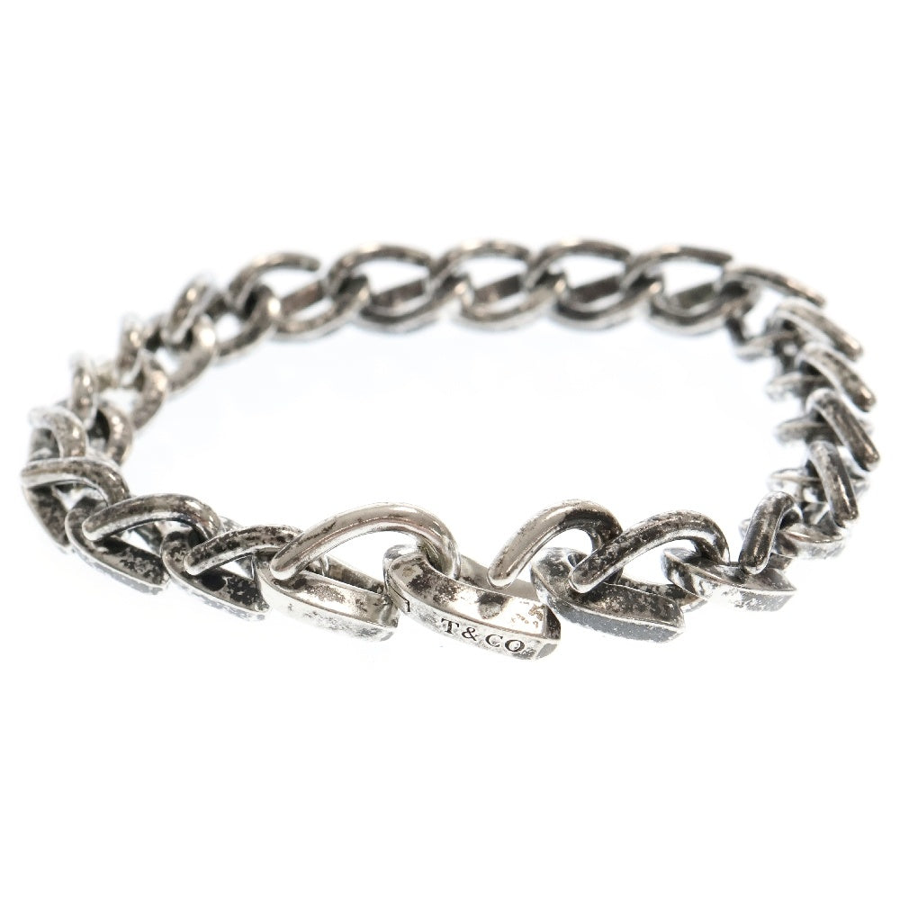 TIFFANY & Co.(ティファニー) FORGE MEDIUM LINK BRACELET フォージ ミディアム ブレスレット 21リンク シルバー/ブラック