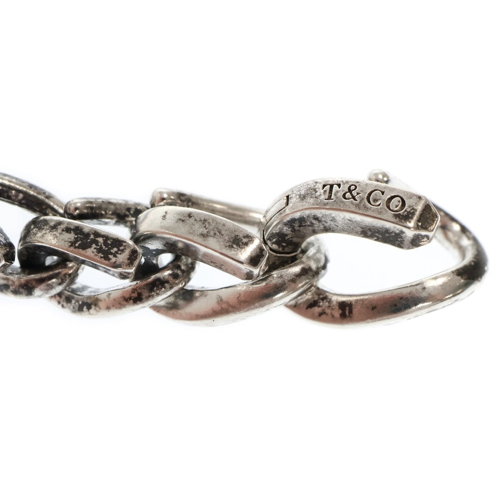 TIFFANY & Co.(ティファニー) FORGE MEDIUM LINK BRACELET フォージ ミディアム ブレスレット 21リンク シルバー/ブラック